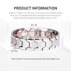 Magnetic Bracelets for Men, Lymphatic Drainage Therapeutic Magnetic Bracelets with