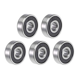uxcell 625-2RS Deep Groove Ball Bearing 5x16x5mm Double Sealed ABEC-3 Bearings 5-Pack
