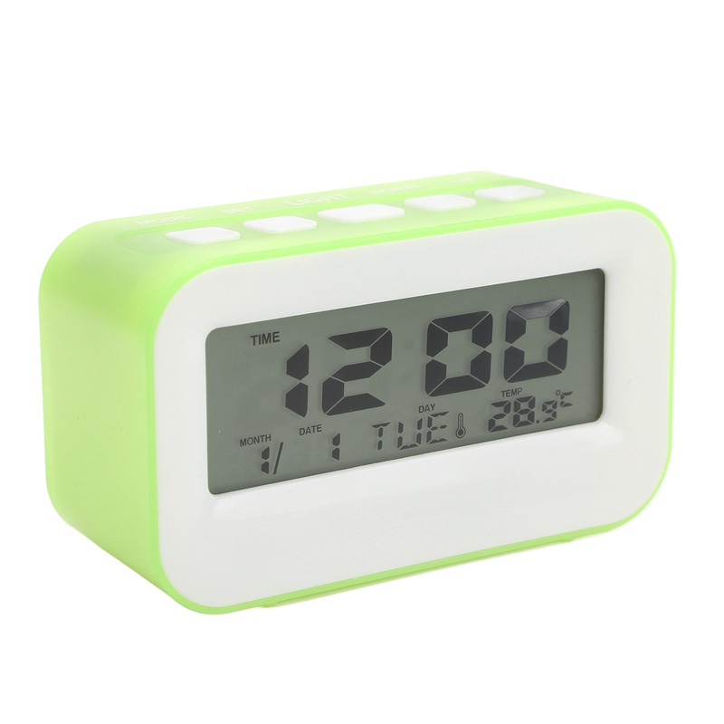 LCD Kids Alarm Clock Backlight Musical Alarms Countdown Timer Function