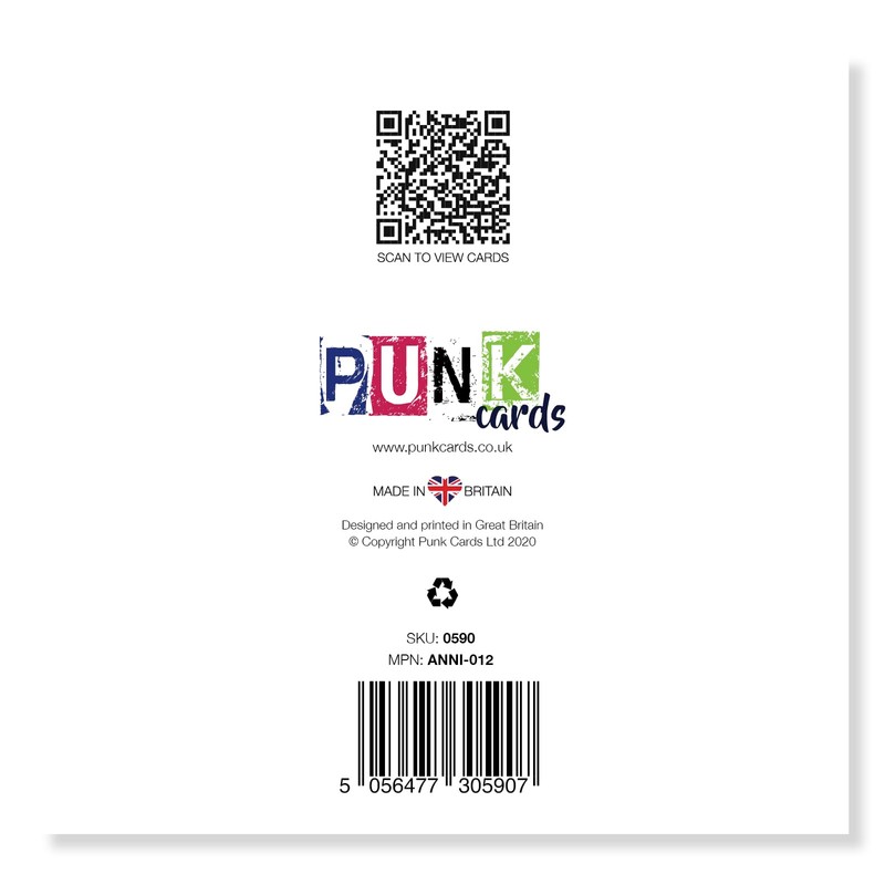 Punkcards – Anniversary Card for Husband, Anniversary Card for Wife,