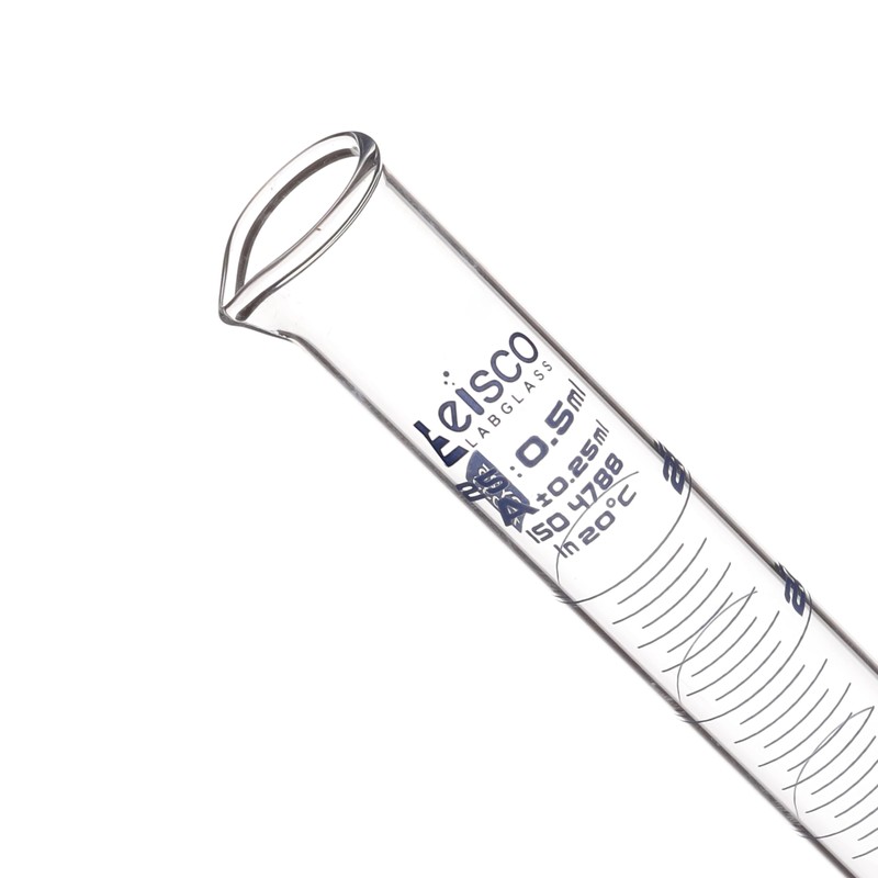 Graduated Cylinder, 25ml - Class A Tolerance ±0.25ml - Round