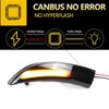 2x Sequential Dynamic Led Side Wing Rearview Mirror Lights Turn
