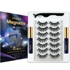 Alcastar Magnetic Eyelashes with Eyeliner Kit, Magnetic Lashes Natural Looking