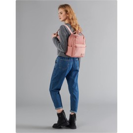 HotStyle 8811s+ Fashion Mini Backpack, Women' Small Backpacking Purse, Rose Gold