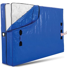 Mattress Bags for Moving with 8 Handles - Twin Size - Extra-Thick Mattress Bag for Moving - Reusable Mattress Storage Bag - Mattress Cover for Moving with Zipper, Moving Mattress Bag Protector