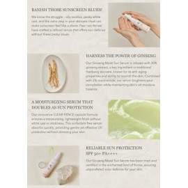 Serum Protector Solar Beauty Of Joseon Ginseng SPF 50+ 30ml Todo Tipo Piel Rostro