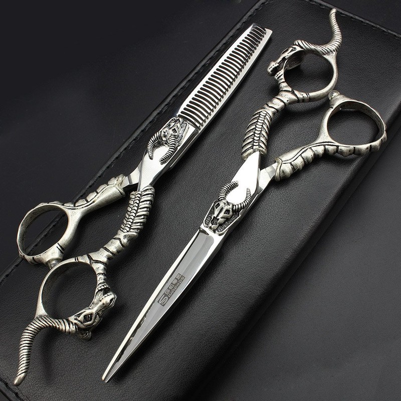 Hairdressing Scissors Set 6 Inch High Quality Pattern Stainless Steel