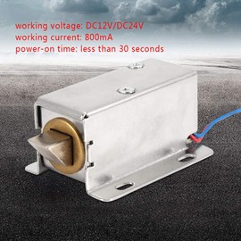 DC 12V Electromagnetic Magnetic Lock, Solenoid Electromagnetic Cabinet Lock, Electromagnetic Lock, Small Electric Control Lock
