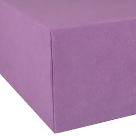 Aqua-Textil Exclusive Fitted Sheet Cotton Luxury Sheet Jersey Elastane Waterbeds Divan Beds Topper, 90x200 - 100x220 cm