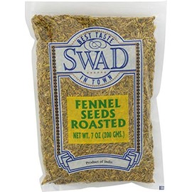 Great Bazaar Swad Roast Fennel Seeds, 7 Ounce