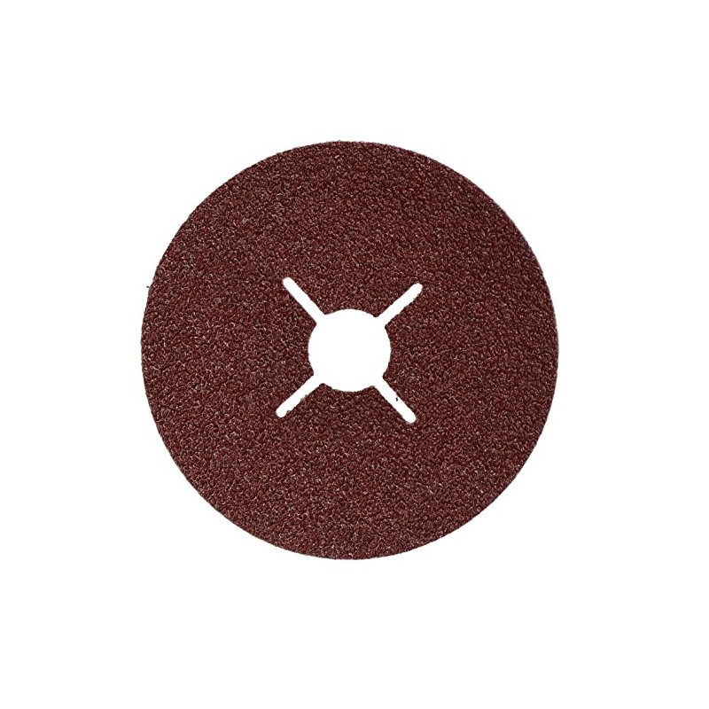10pc 115mm (4.5") Fibre Discs 36 Grit Abrasive Sanding Disc