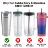 2Pack Replacement Lids Only Compatible with Bubba Envy S Tumbler,