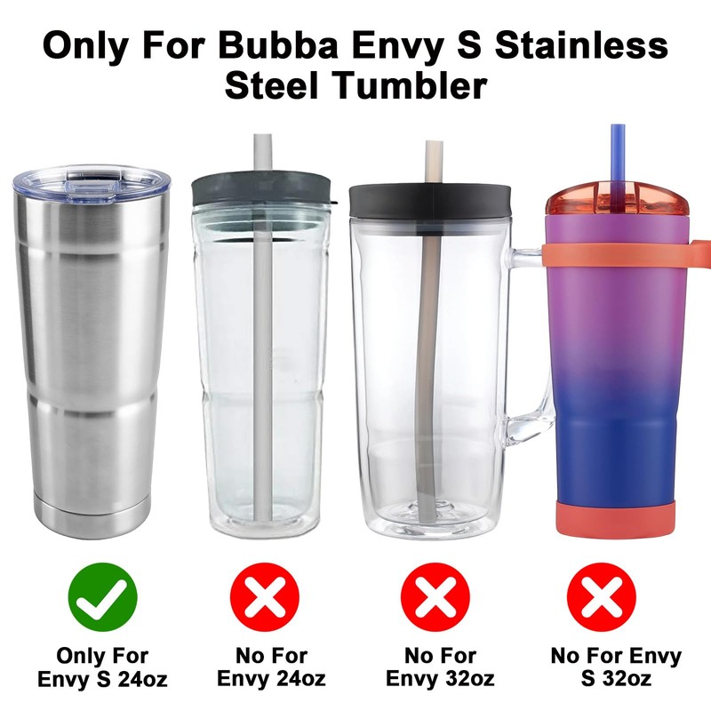 2Pack Replacement Lids Only Compatible with Bubba Envy S Tumbler,