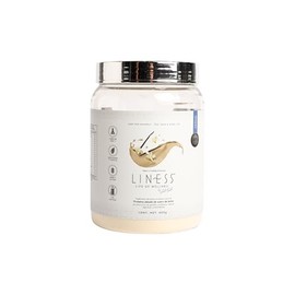 LINESS Proteína de Suero de Leche WPI 90% | 25g Proteína por Porción | Sin Azúcar, Sin Lactosa, Sin Gluten y Sin GMO | Con Probióticos y Enzimas Digestivas | Sabor Vainilla | 15 Porciones | 450g