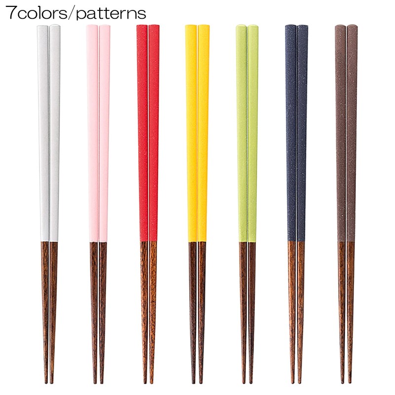 Wakasa Lacquer Chopsticks Natural Wood 8.9 inches (22.5 cm), Unisex,