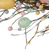 Glitzhome 22" D Easter Eggs Wreath Spring Eggs & Berries