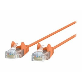 Belkin Cat.6 UTP Patch Network Cable - 10 ft Category 6 Network Cable for Network Device - First End: 1 x RJ-45 Male Network - Second End: 1 x RJ-45 Male Network - Patch Cable - 28 AWG - Orange