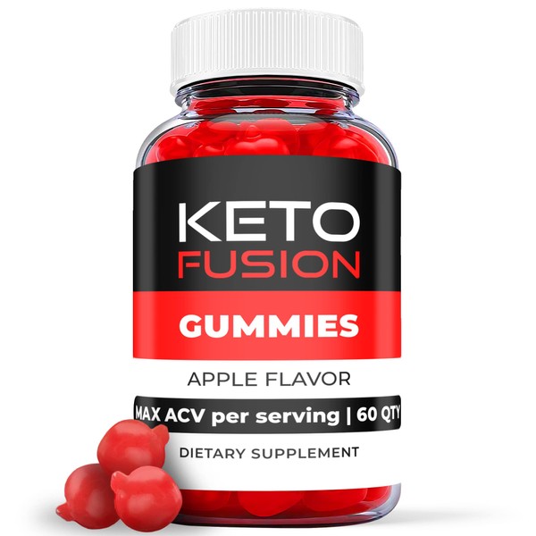 Keto Fusion Gummies - Keto Fusion ACV Gummies with Apple Cider Vinegar, Keto Fusion Gummies with ACV for Ketosis - Vegan, Non GMO - Advanced Formula Ketogenic (1 Pack)