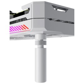 upHere GPU Support Bracket,Graphics Card GPU Support, Video Card Sag Holder Bracket, GPU Stand,White,M(49mm-80mm)