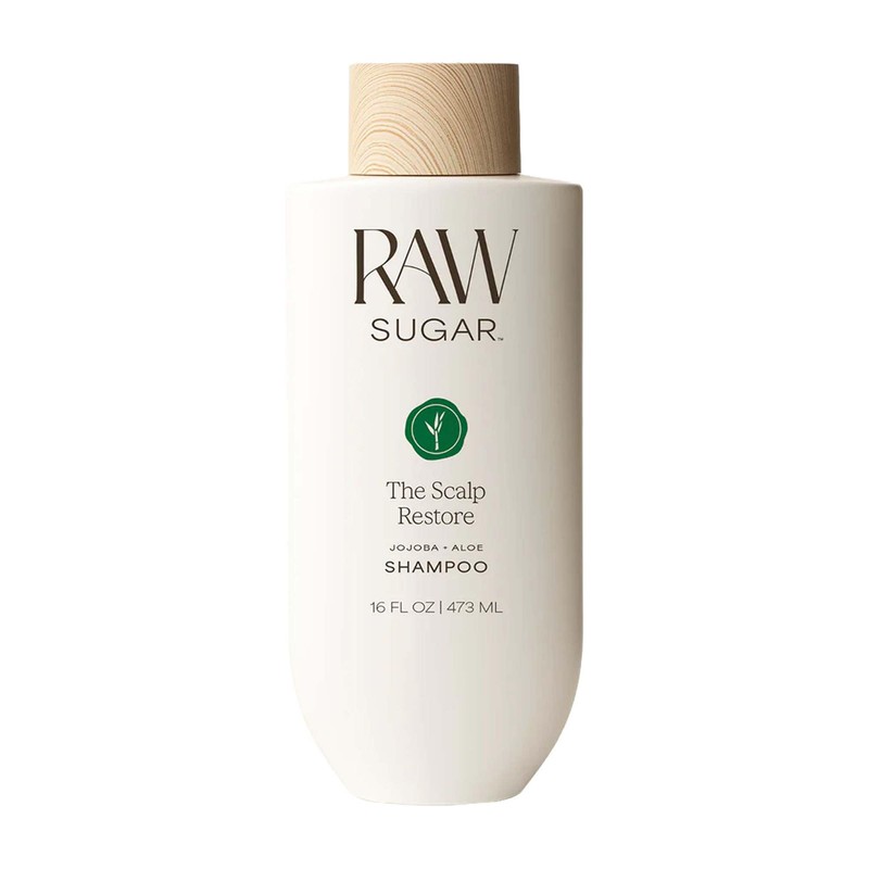 RAW SUGAR, The Scalp Restore Shampoo, Jojoba y Aloe, Limpia