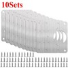 Stainless Steel Cabinet Hinge Repair Plates for Loose Cabinet Doors