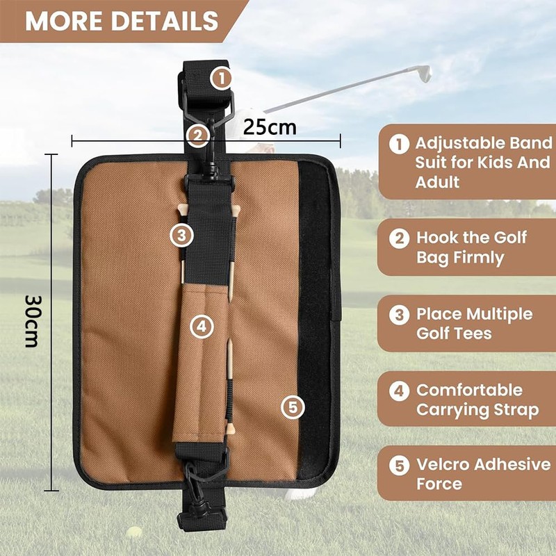 Golf Club Bag Mini Lightweight, Adjustable Golf Bag Carrier, Portable