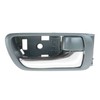 Door Handle Inside Gray Chrome Left & Right Pair Set