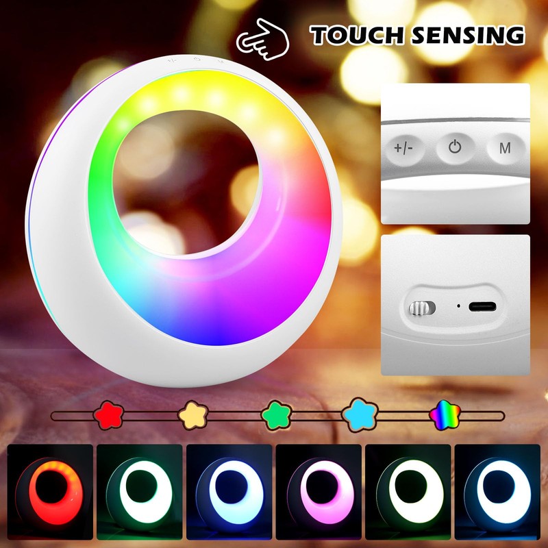 Bedside Lamp Touch Dimmable, Table Lamp Touch Dimmable with Remote