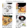 chislim 2 Pcs Apple Corer,Stainless Steel Pear Corer,Fruit Corer Tool,Kitchen