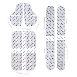 Neck & Back Combination Set | Specially Shaped TENS-EMS Electrode Pads - Perfect for Neck, Upper and Lower Back | Very Good Adhesion and Conductivity | Medical Devices axion