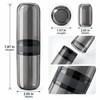 Toothbrush Travel Container Case for Oral Care - Transparent Portable