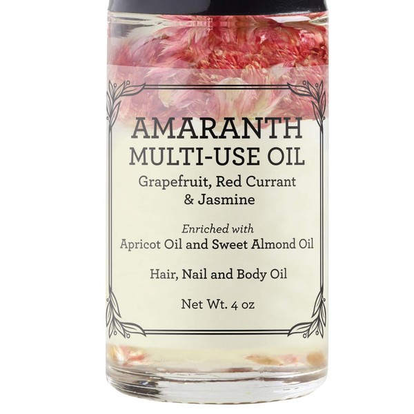 Provence Beauty | Amaranth Refreshing Lightly Scented Floral Roll-On Perfume Body Oill - Body Oils for Women Perfume - Enriched w/Apricot Oil, Sweet Almond Oil, Fractionated Coconut Oil - 1OZ