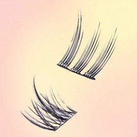 Lush Faux Eyelashes for Eyelash Extension Eye Makeup Eyelash Curler Type A (100P) 2ea