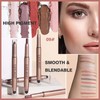 SAUBZEAN Dark Brown Eyeshadow Stick Makeup, Highlighter Cream Eye Shadow