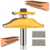 TAIWAIN 1/2 Inch Shank Router Bit Set Picture Frame Molding