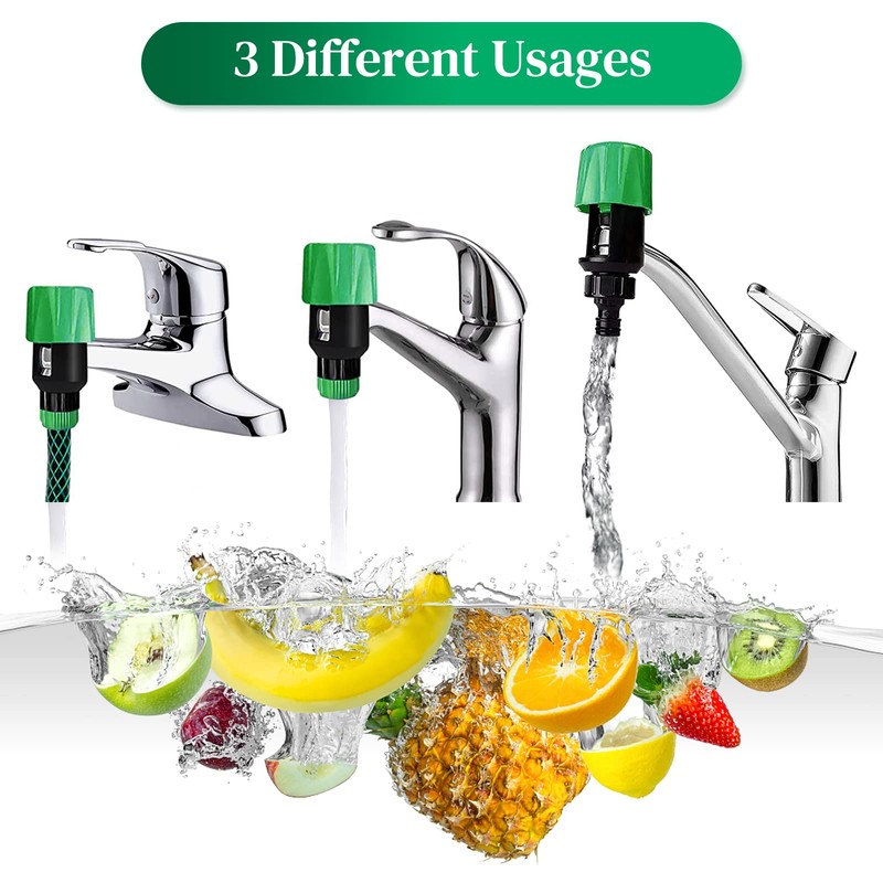 2 Pack Kitchen Tap Hose Connector, Mixer Tap Hose Connector,