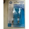GE CANDLABRA LAMP 60 WATT CLEAR (4-2PACKS=8 LAMPS)