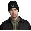 Rock and Roll Embroidered Black Beanie Hats for Rock Lovers,