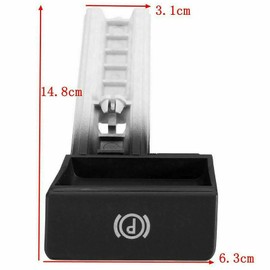 Bohaner 7L6711878F Handbrake Handbrake Lever Left Driver Switch Knob Parking Brake Lever Switch for V.W. T.o.u.a.r.e.g 2004-2010