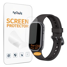 Frgnie Screen Protector Compatible with Ruxingx Women's Smartwatch (Pack of 6), 1.47 Inch Fitness Watch, Screen Protector, HD TPU Film, Compatible with Sanorum CS5, Asmoda B7 Smartwatch 1.47 Inch