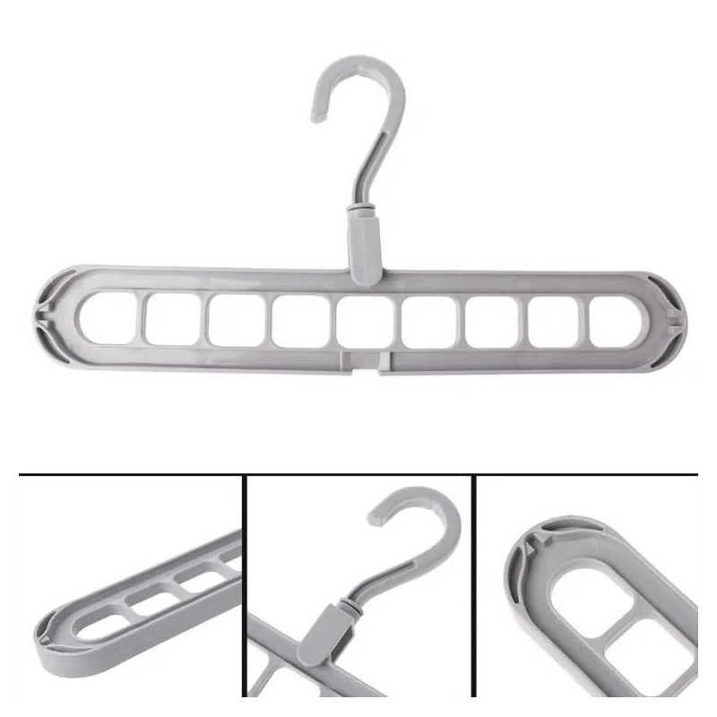 Pack of 3 9 in 1 Clothes Hangers Space Saving