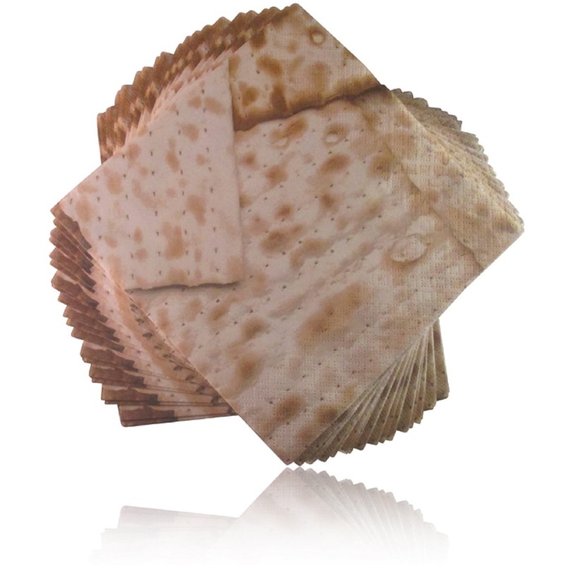 Passover Matzoh Napkin. 20 Pesach Napkins for Seder Table Decoration.