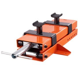 Happybuy 500 kg Bike Elevator, Central Scissor Lift Jack with Saddle & Security Pin, Iron Motorcycle Lifting Device for Street, Cruiser & Touring Bikes