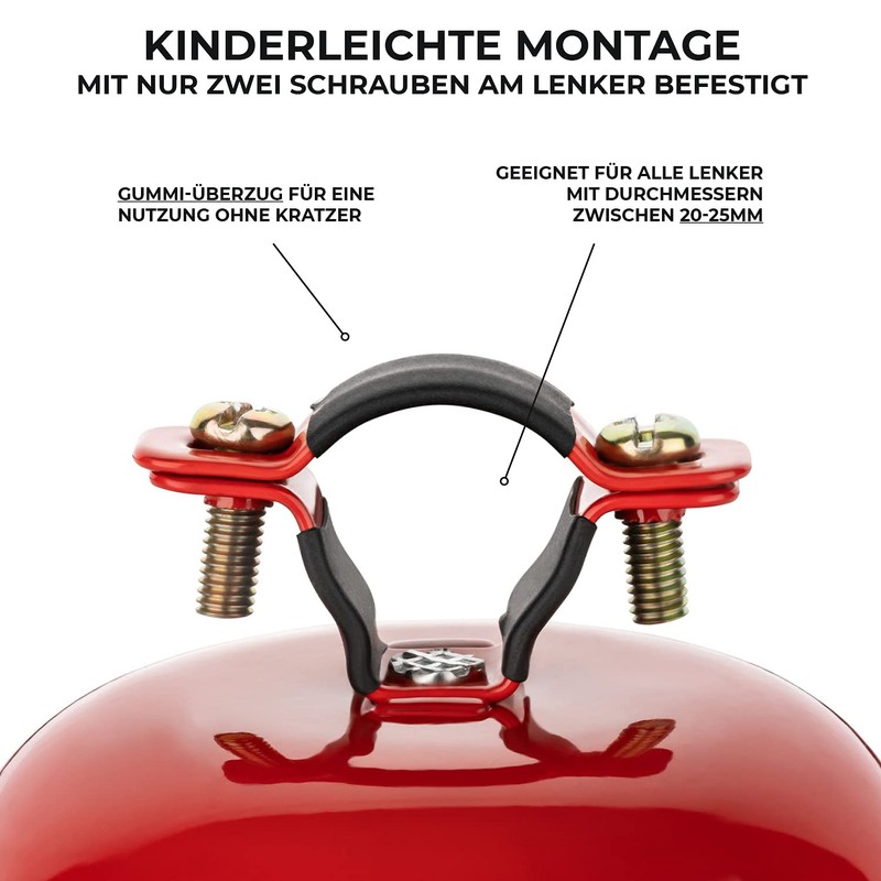 Urban Zweirad bicycle bell, Big Mama (large), bell for Dutch
