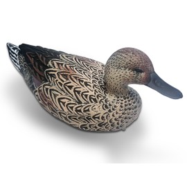Floating Dummy Duck Fake Duck Model EVA Simulated Duck Decoy for Hunting Traning Waterfowl Retriever(Brown Floating Duck)