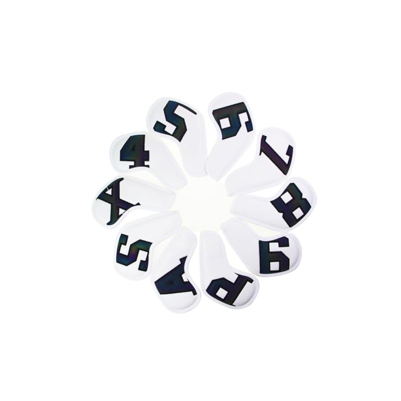 Golf Club Headcovers Irons Set 10 Pcs Iron Head Covers