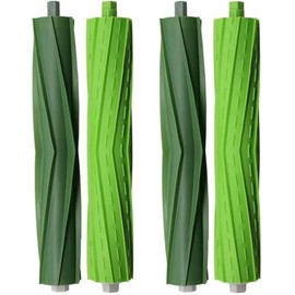 2 Sets Replacement for iRobot Roomba Replacement Parts, Rubber Roller Brushes for iRobot Roomba E & I & J Series i1 i1+ i2 i3 i3+ i4 i4+ i6 i6+ i7 i7+ i8 i8+ Plus E5 E6 E7 j6+ j8+ Vacuum Cleaner