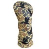 Duck Hunter Camo Golf Headcover - Camouflage Pattern, Black Duck