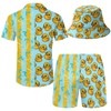 Wilumi Mens Rubber Duck Costume 2 Pieces Hawaiian Shirt and