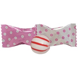 Polka Dot PEPPERMINTS 100ct - Individually Wrapped (Pink Pastel)